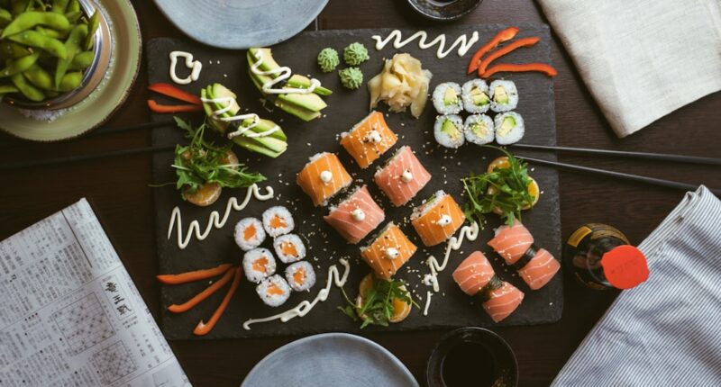 Photo Salmon sushi