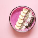 Bowl Filled With Pink Liquid