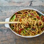 Stir Fry Noodles in Bowl