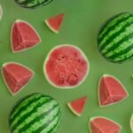 a group of watermelons